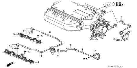 Honda Odyssey Exhaust System Diagram