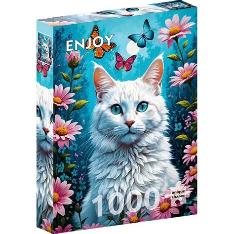 Comprar Puzzle Enjoy Puzzle Gato Blanco De 1000 Piezas 2140