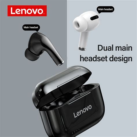 Lenovo auriculares inalámbricos LP1S audífonos TWS con Bluetooth 5 0