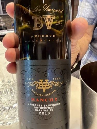 Beaulieu Vineyard Bv Reserve Maestro Collection Ranch No