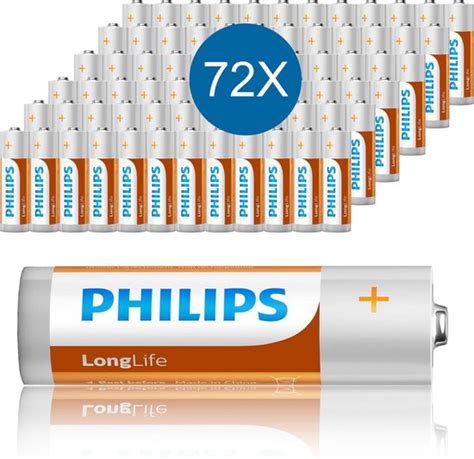 Philips Longlife Batterijen Aa Stuks Blisters A Stuks Bol