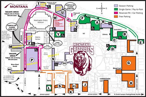 Griz Stadium Seating Chart A Visual Reference Of Charts Chart Master