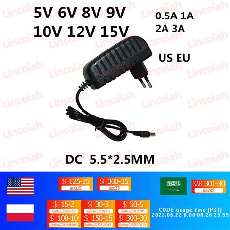 Ac 110 240v Dc 5v 6v 8v 9v 10v 12v 15v 0 5a 1a 2a 3a Universal Power