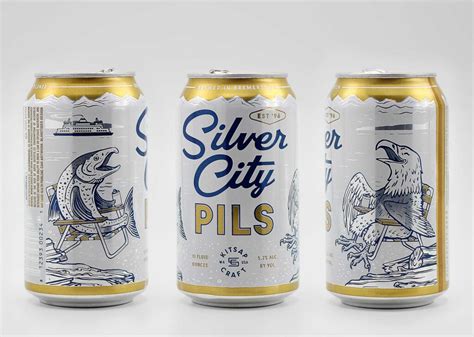 Silver City Pils Blindtiger Design