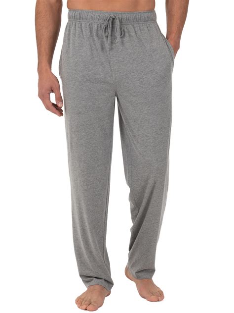 Hanes Mens And Big Mens X Temp Solid Knit Pajama Pant