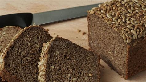 Bread With Sunflower Seeds Delicious And Healthy Home Made Wholegrain