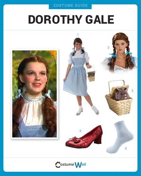 Dress Like Dorothy Gale Costume DIY Outfit | Costume Wall