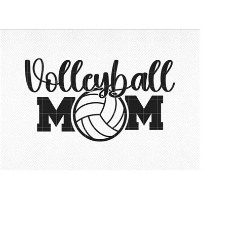 Volleyball Mom Svg Volleyball Mom Png Volleyball Svg Voll Inspire Uplift