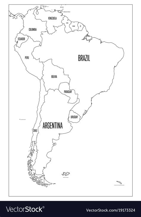 Political Map Of South America Free Printable Maps Images