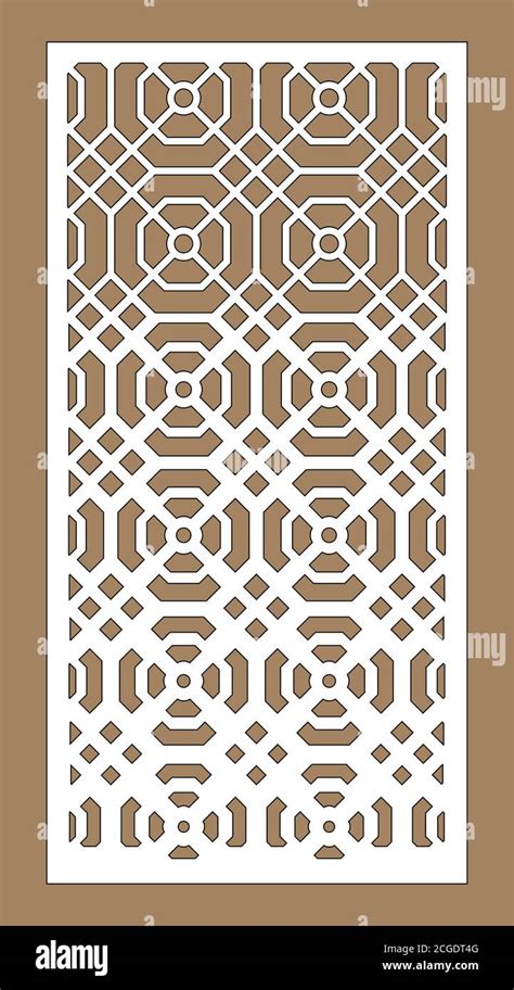 Laser Pattern Decorative Vector Panel For Laser Cutting Cnc Pattern Template For Interior