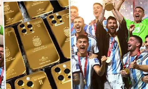 Juara Piala Dunia Messi Beri Hadiah Iphone Berlapis Emas Untuk