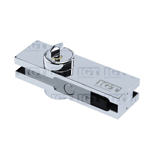 Igt Patch Bottom Door Lock With Key And Thumbturn Polished Stainless