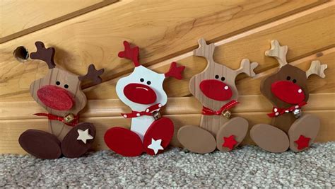 Wooden Reindeer In 2024 Xmas Crafts Christmas Crafts Christmas