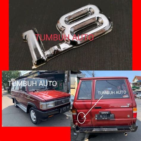 Jual Emblem Tulisan 18 Toyota Kijang Super G Std Grand Extra Long