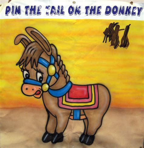 Pin the Tail on the Donkey — Fun and Game Party