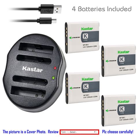 Kastar Battery Dual Charger For Sony Np Bk Bc Csk Sony Cyber Shot