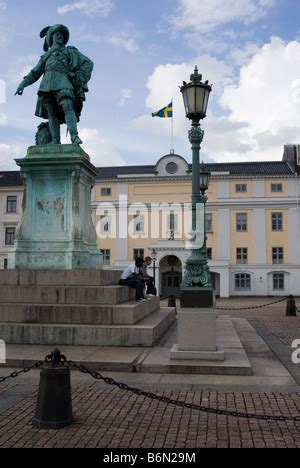 Statue of King Gustavus Adolphus of Sweden in Tartu, Estonia Estland Europe EU Stock Photo - Alamy