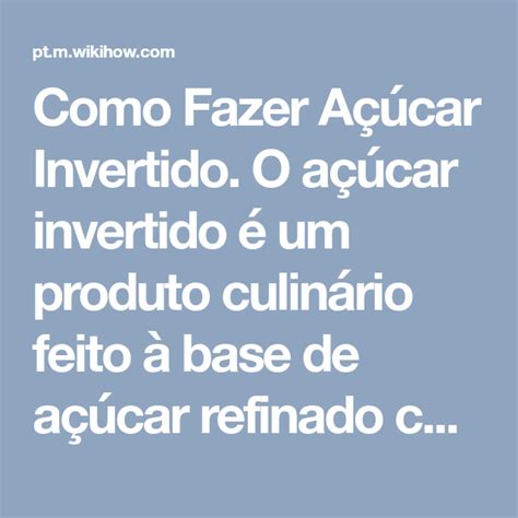 Formas De Fazer A Car Invertido Receita A Car A Car Refinado