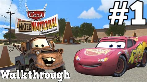 Cars Mater National Xbox 360 Walkthrough 1 Very Odd Start YouTube