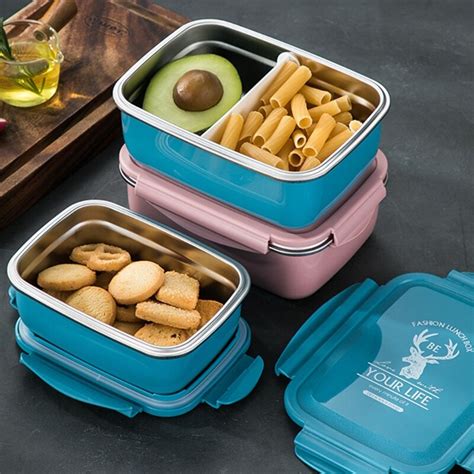 Fiambrera Infantil De Acero Inoxidable Cajas Bento Para Adultos