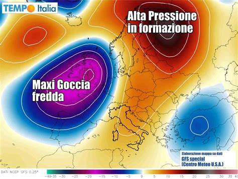 Maxi Goccia Daria Fredda E La Sua Evoluzione Meteo Per Litalia