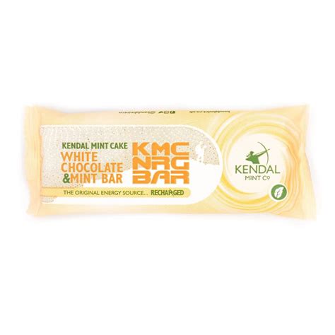 Kmc Nrg Bar White Chocolate Coated Kendal Mint Cake 50g Exclusive