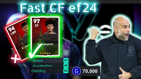 99 Speed 99 Acceleration CF In Efootball Mobile 24 YouTube