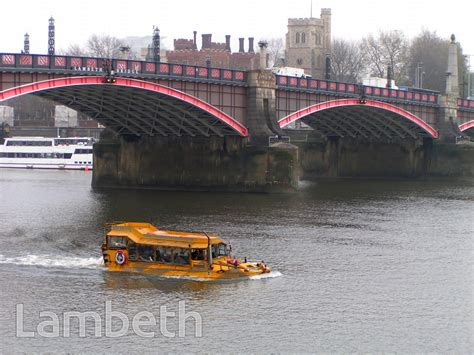 LONDON DUCK TOURS, LAMBETH BRIDGE, LAMBETH - LandmarkLandmark