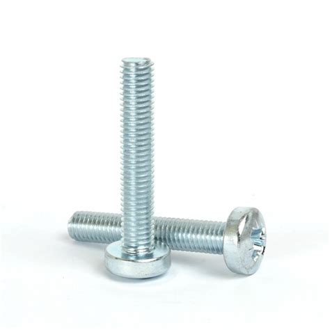 M X Mm Pan Pozi Screws Machine Screw Bright Zinc Plated Grade