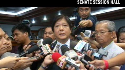 Sen Bongbong Marcos Ambush Interview At The Senate Session Hall