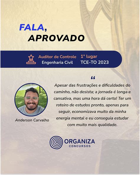 Entrevista 1º lugar no TCE TO Auditor de Controle Engenharia