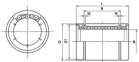 Linear Shaft Bearings Lm Uu