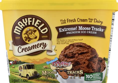 Mayfield Extreme Moose Tracks Ice Cream Tub 1 5 Quart