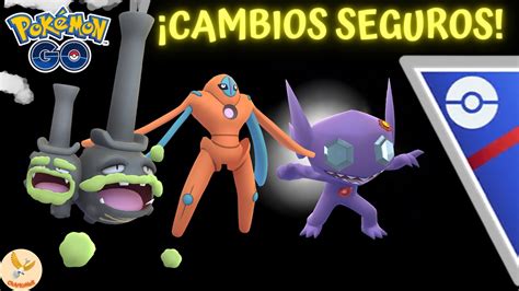 Mejores Cambios Seguros En Liga S Per Ball De Pvp En Pok Mon Go Youtube