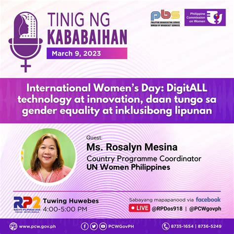 Philippine Commission On Women On Twitter Ipinagdiwang Ng Buong Mundo