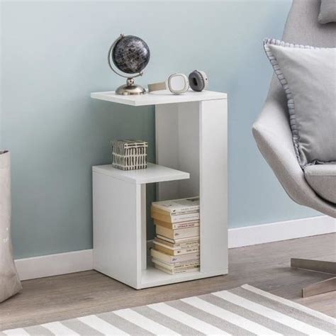 WOHNLING Table Basse Petite Table Basse Blanc Cdiscount Maison