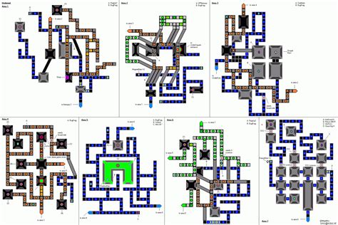 Mega Man Battle Network 2 Map Collectionfaq