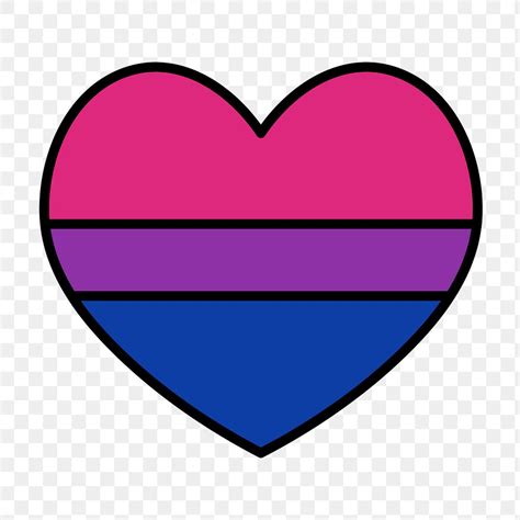 Bisexual Flag Heart Png Icon Premium Icons Rawpixel