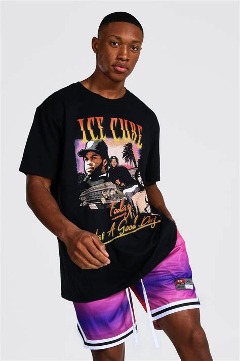 T Shirt Oversize Officiel Ice Cube Boohoo Fr