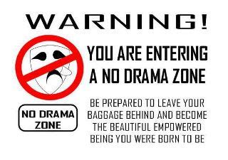 Mercado's Life Lessons: No Drama Zone