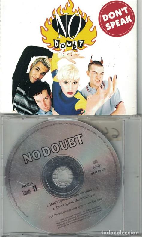 No Doubt Don T Speak Two Versions Cdsingle Vendido En Venta