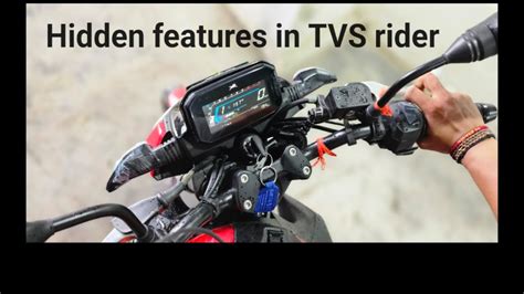 Tvs Raider 125 Hidden Features In Meater How To Set Time In Tvs Raider Youtube