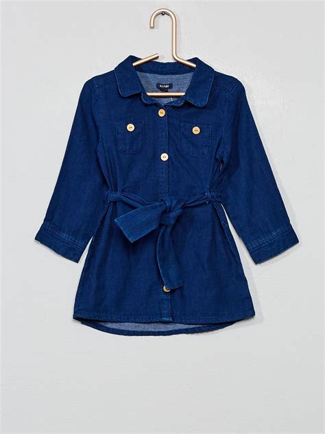 Robe Chemise Effet Denim Brut Bleu Kiabi 1500€