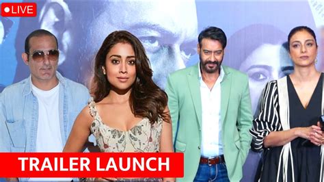 Drishyam Trailer Launch Uncut Ajay Devgn Tabu Shriya Saran Youtube