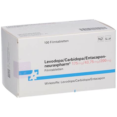 Levodopa Carbidopa Entacapon Neuraxpharm Mg Mg Mg St