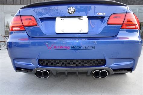 Airwing Co Ltd Products E92e93 M3 Hamann Style Carbon Rear Diffuser Carbon Aerodynamic