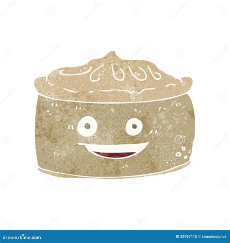 Cartoon pie with face stock illustration. Illustration of character ...