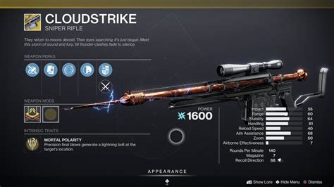 How To Get Destiny 2 Cloudstrike Exotic Catalyst Quests And More