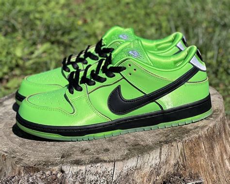 Powerpuff Girls Nike Sb Dunk Low Buttercup Fz8319 300 · Justfreshkicks