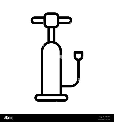 Air Pump Outline Vector Icon Stock Vector Image And Art Alamy